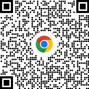 Código QR para descargar el navegador Chrome en dispositivos móviles